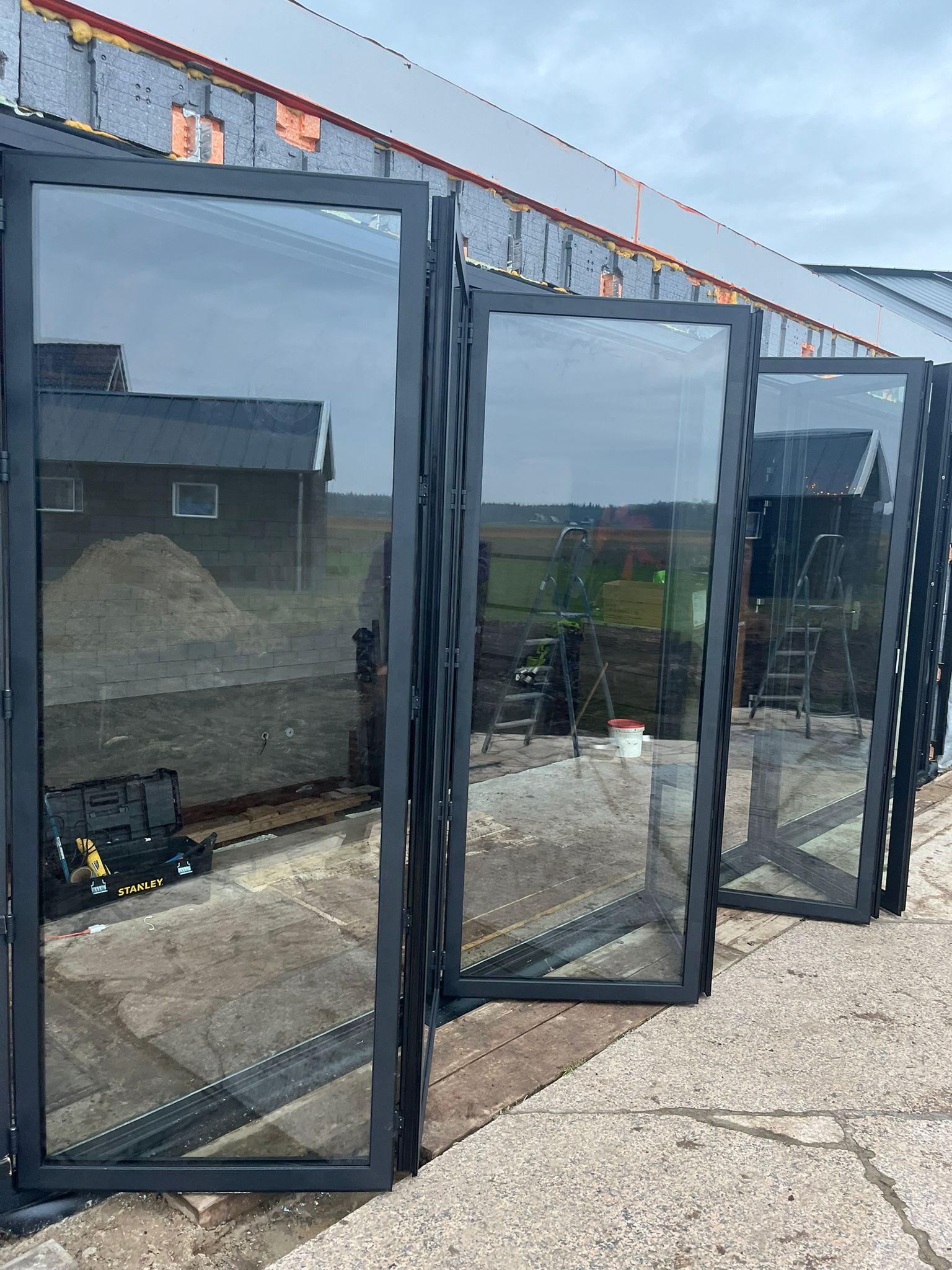 Vouwwand poolhouse sf55