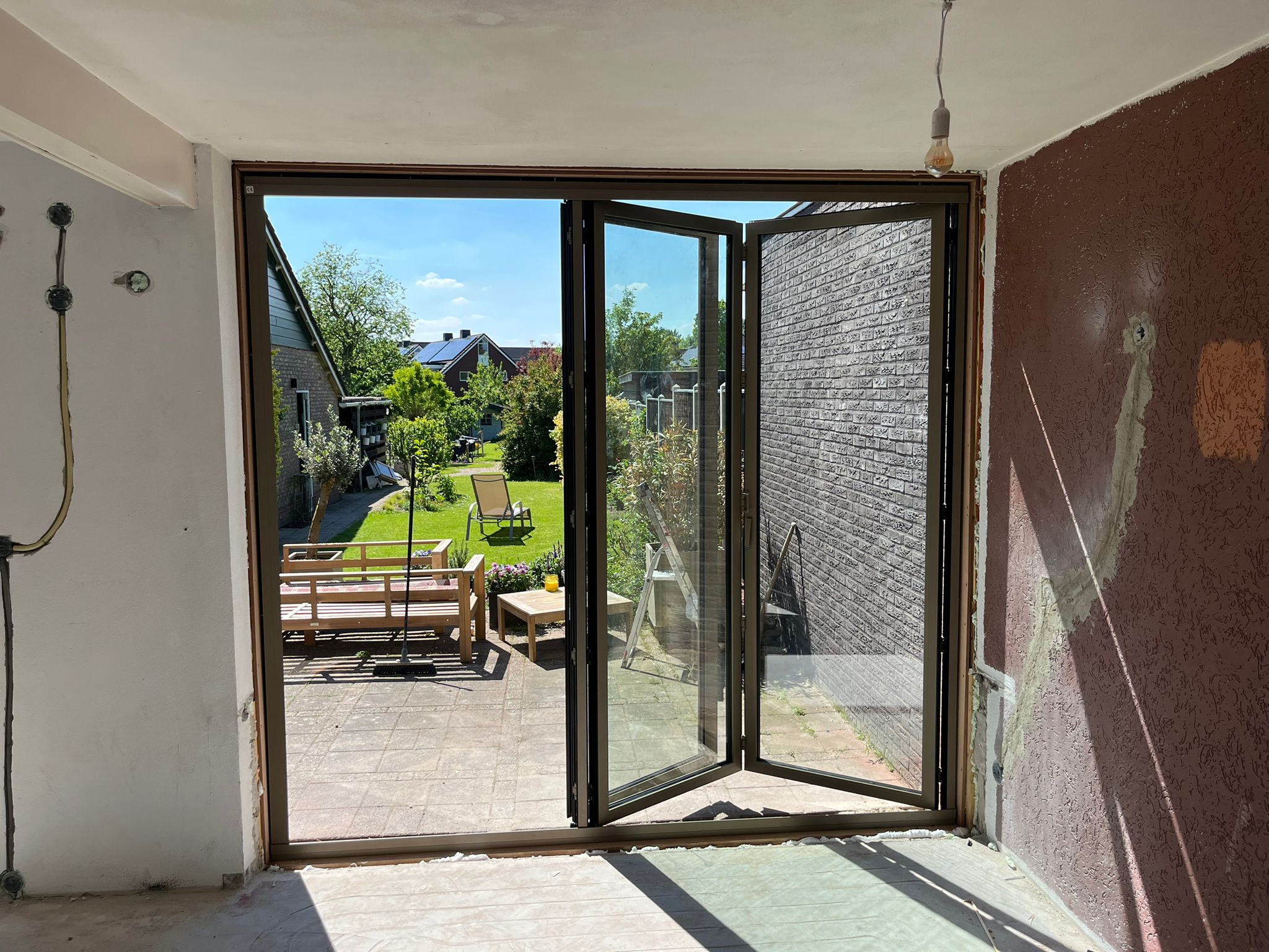 Vouwwand geplaatst in zutphen